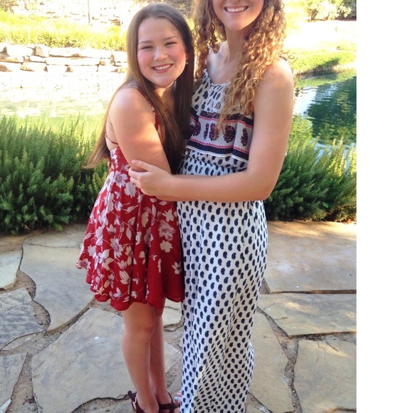 American Eagle Paisley Maxi Dress w/ Open Back - Picture 1 of 3